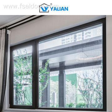 Aluminum Alloy Casement Windows Swing Horizontal Opening
